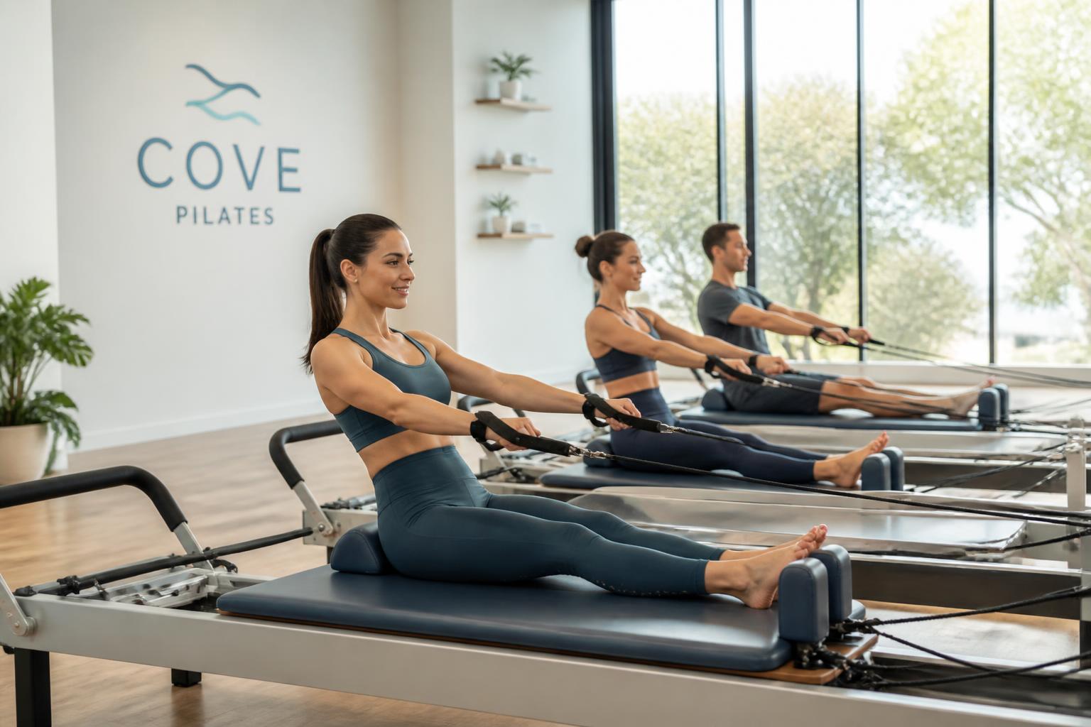 Pilates studio class